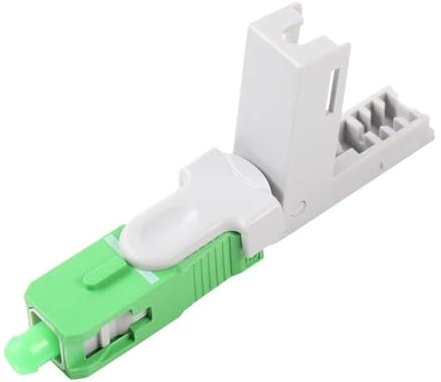 QAZMLP Equipement de Communication 100PCS FTTH SC APC connecteur Rapide de Fibre Optique SC FTTH connecteur Rapide de Fibre Optique Type intégré connecteur intégré-SC Connecteur à Fibre Optique