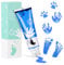 TOGOU2S Baby Hand and Footprint Kit Baby Safe Paint with Sponge Attachment Non Toxic & Acid-Free, Easy Colour Application, Dog Paw Print Kit Easy to Clean, DIY Creative Keepsake 75ml/Tube (Blue)