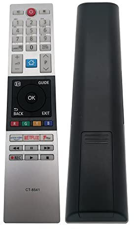Télécommande pour Toshiba CT-8543 CT8543 avec clés Prime Video, NetFlix et YouTube