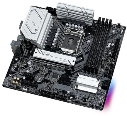 HYUIND Carte mère Fit for ASRock H570M PRO4 Compatible avec processeurs i5-11600K 10900F 10400F G6605 11400F LGA 1200 Intel H570 DDR3 M.2 Micro ATX