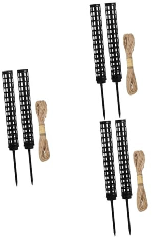 UPKOCH 3 Sätze Moosstäbe Für Kletterpflanzen Hohe Pflanzenstützen Stabilem Mit Seil Für Monstera Und Andere Rankpflanzen Zur Unterstützung Gesunden Wachstums 2 Stück * 3