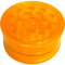 TEQY Molinillo para especias y tabaco. Grinder de plástico para picar tabaco y cualquier especia. (Naranja)