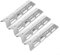 4-Pack Stainless Steel BBQ Grill Heat Plates, Barbecue Flame Diffuser Tamer, BBQ Spares Replacement for Kenmore, Master Forge, Perfect Flame, for UniFlame Gas Grills(40.8x9.8cm)