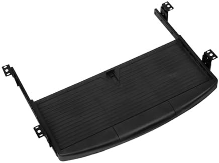 OSOLADY Under Desk Keyboard Tray Ergonomic Pull Out Storage Organizer for Office and Home Durable Design Easy to Install Convenient Slide Mechanism Stylish Finish