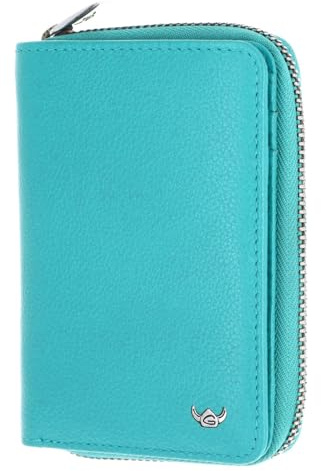 Golden Head Leder Geldbörse Madrid RFID Protect RV-Börse 3317 Türkis