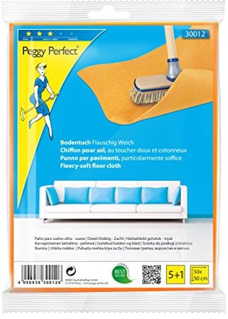 Peggy Perfect Serpillière en Tissu Non-tissé Orange 50 x 50 cm