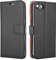 NWNK13 iPhone 6s Case iPhone 6 Black Phone Case [ size 4.7'' inch ] Premium Quality Leather Case Book Wallet Flip Case Phone Cover Compatible for iPhone 6S, 6