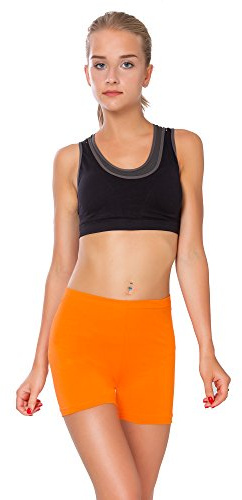 FUTURO FASHION Radlerhose Damen Weiche Baumwoll-Shorts elastische Hotpants Yoga-Höschen atmungsaktive Sommer Kurze Leggings für Damen, Größen 36-50