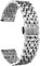 BINLUN Edelstahl Uhrenarmbänder 12mm-24mm SmartWatch Ersatzband Metall uhrarmband für Damen&Herren 6 Farbe kompatibel mit Samsung Galaxy Watch 6, kompatibel mit Garmin Vivoactive 3(Silber,20mm)