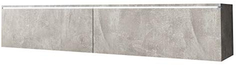 Mirjan24 Meuble TV en Verre pour TV avec Porte TV et Porte TV