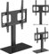 TV Standfuß Aufsatz Erhöhung | 26-55 Zoll bis 30 kg | VESA max. 400x400 | Fernseh Ständer aus hochwertigem Stahl | Maße ca. H. 67 x B. 46 x T. 24 cm | Fernsehstand B-TTS-400