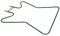 Amica 8001752 ORIGINAL Heizelement Oberhitze/Unterhitze Oberunterhitze Backofenheizelement Oberheizung Unterheizung 1100W Backofen Backautomat Backraum Herd auch Quelle Privileg Matura Wromet