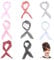 FOGAWA 8 Stück Stirnband Damen Haarband Rockabilly Draht Biegbar Bunny Ohr binden Bow Twist Bow Wired Stirnbänder Baumwolle Retro Haarschmuck mit Polka Punkt für Damen Mädchen