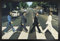 1art1 The Beatles Poster Plakat | Bild und MDF-Rahmen - Abbey Road (91 x 61cm)