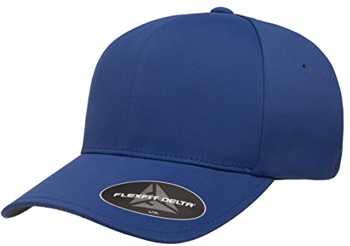 Flexfit Herren Delta Seamless Cap Baseballkappe, Königlich (Royal), L-XL