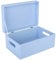 Creative Deco Blau Holzkiste mit Deckel | 30 x 20 x 14 cm (+/- 1cm) | Erinnerungsbox Baby Groß Kasten | Holzbox mit Deckel und Griffen | Für Dokumente Wertsachen Spielzeug Werkzeuge