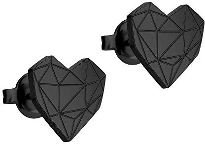Liebeskind Berlin Ohrstecker aus Edelstahl im Herz-Design