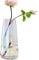 Hey_you Klarglas Vase, Ins Style Irised Kristall dekorative Vase Blumenblume Pflanzenbehälter für Home Office Dekor, Geschenk für Hochzeit Einweihungsparty feiern