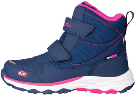 Trollkids Kids Hafjell Winter Boots 30, navy/pink