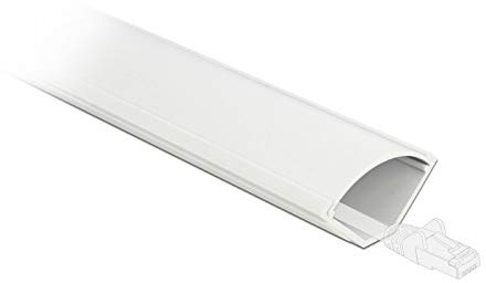 Delock Eckkanal selbstklebend 56 x 32 mm - Länge 1 m weiß