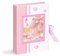 Box für die ersten Erinnerungen an Neugeborene, Geschenk zur Geburt, rosa Schuhe
