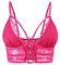 Buitifo Femmes Soutien-Gorge Cross Cils Soutien-Gorge Sexy Top Bralette Buster Underwear (Rose-M)