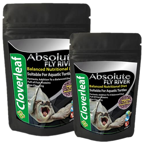 Cloverleaf 350g Absolute 39% High Protein Sinking Fly River Turtle Pellets Food