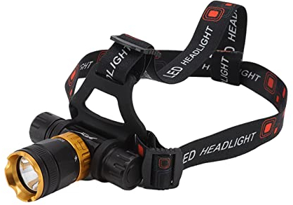 Diving Headlamp, 5000LM 5 Light Modes IPX8 Waterproof LED Head Lamp Underwater 100m Swimming Head Torch 180 Degree Rotation Scuba Safety Headlight for Adults Outdoors Swiming Camping Hiking