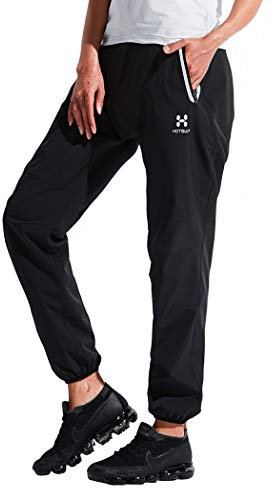 HOTSUIT Sauna suit for women with sweat jacket and sauna pant for sport sweat suits for fitness on Gym Black S