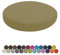 Lsjoaw Rund Sitzkissen Stuhlkissen 45 X 45 X 3CM(1 Pieces) Leinen Sitzpolster Abnehmbares Memory Schaum Runde Sitzauflage für Stuhl Bank Hocker Haus Küche Esszimmer Garten Büro,Gelbliches Braun