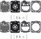SG Store 2 Sets Carburetor Carb Rebuild Repair Kit Gasket Diaphragm Compatible with HUSQVARNA 240 236 235 435 Compatible with JONSERED CS2238 CS2234 Chainsaw
