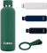Exllena Gourde Isotherme 500ml - Bouteille Isotherme 500ml en 304 Acier Inoxydable sans BPA - 100% Étanche Idéal pour le Sport, Gym, Voyage - Vert Émeraude