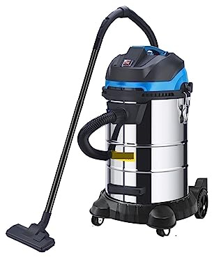 Extracteur de poussière Wet & Aspirateur à sec 6,5-13,5 Gal. Système de filtration HEPA for le nettoyage domestique et de chantier(13.5 Gallon (50 L))