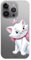Case Compatible with iPhone 15 Pro MAX Official Disney Marie to Protect Your Mobile Phone, Transparent Flexible Silicone Case with Official License of the Aristocats