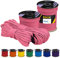 EDCX 4 mm Polyester Paracord 550 25+ Farben (15, 30 und 50 m) – Typ III, 100% Nylonseil, 7 Litzen Seil, 4mm Nylonseil in vielen Farben | Solid Colors (Blush, 30 m)
