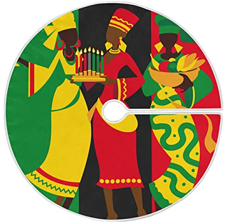 91cm/36Inch Weihnachtsbaumdecke Christbaum Decken Weihnachtsdecke Baum Für Zuhause Urlaub Weihnachtsfeier Kwanzaa-Feier Frauen