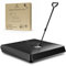 Gartenzeit® Pied de parasol, rechargeable, à roulettes, 162 kg, dimensions 95 x 95 x 17 cm, certifié TÜV, breveté, noir, pied de parasol avec roulettes pour grands parasols déportés et parasols