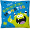 Gruss & CO Plüschkissen mit Motiv Monster | Zierkissen, 25 cm x 25 cm, 100% Polyester | Geschenk, Silvster, Weihnachten, Dekoartikel | 70243