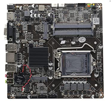H61 ITX Motherboard LGA 1155 DDR3 Unterstützung Intel-Core Pentium -Celeron CPU für Gaming PC Mainboard New H61 LGA1155 ITX PC Motherboard 17 x 17 cm Industriecomputer Dual-Channel