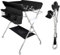 Mueble Cambiador Bebe Plegable y Portátil, Cambiador con 4 Ruedas, 3 Posiciones de Ajuste de Altura, Bañera Cambiador-80 * 58 * 90cm-negro