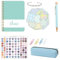 Jomewory Kindertagebücher, Tagebücher und Notizbücher, Sammelalbum- und Tagebuchzubehör-Set | Kunst- und Bastelsets, Tagebuch-Set, unlinierte Seiten,Tagebuch-Set für Kindertagebücher mit Stift für