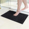 Decomira Tapis de Bain Antidérapant | Super Absorbant et Lavable en Machine | pour la Salle de Bain, Douche, Baignoire ou comme Tapis WC | Noir - 40x60 cm