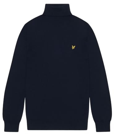 MAGLIE Uomo LYLE & SCOTT 1874 KN2103V COTTON MERINO Z271 DARK NAVY