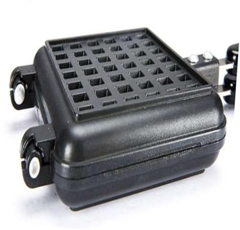 Warmhm Waffeleisen Aluminiumlegierung Quadratische Antihaft Waffelform DIY Kuchenbackform für Haushalt Schnelles Erhitzen Platzsparend für Küche und