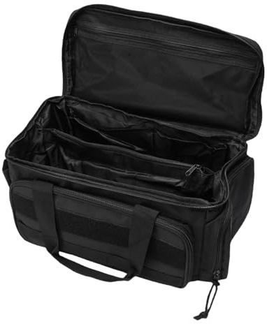 Fafeicy Werkzeugtasche, Weithalsaufbewahrung mit Mehreren Taschen, Reißfestes Nylon, Ideal für Elektriker und Tischler, 14,6 X 8,7 X 8,3 Zoll