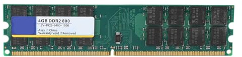 Vistreck Xiede RAM 800 MHz 4G DDR2 PC2-6400 per Desktop - Aggiornamento Memoria a 240 Pin