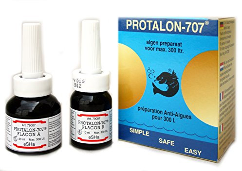 MULTIHOBBIE® Anti-Algen-Protalon 707 von ESHA Laboratorien, effektive Anti-Algen für Aquarien, Stangen, Wasser