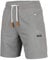 Mount Swiss Kurze Freizeithose Herren Liam I Kurze Sweatpants Herren mit Taschen I Sport Shorts Herren Übergröße Stahlgrau, 3XL