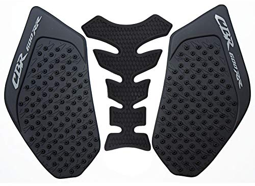Per Honda CBR600RR 2003 2004 2005 2006 Moto 3M Serbatoio Del Gas Pad Antiscivolo Adesivo Lato Carburante Gas Grip Decal Protector (nero)