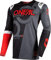 O'NEAL Prodigy Jersey Five Zero I Motocross Shirt MTB Trikot Herren Damen Langarm I Leichtes MX MTB Jersey für perfekte Passform I Bündchenlose Ärmel I Schwarz Neon-Rot I Größe L